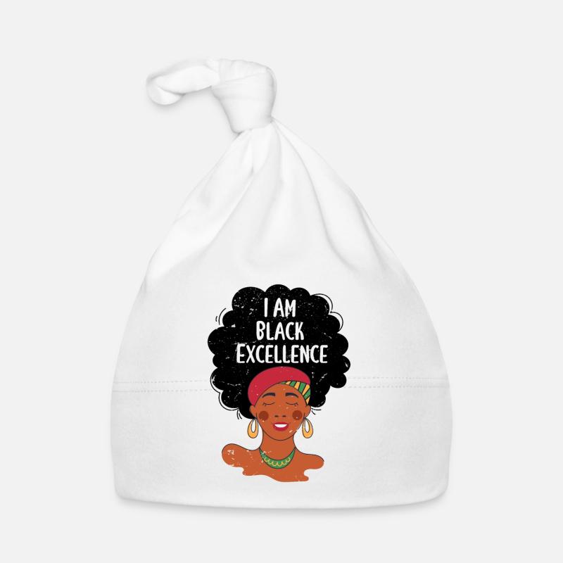 Ich bin Black Excellence Baby Bio-Mütze