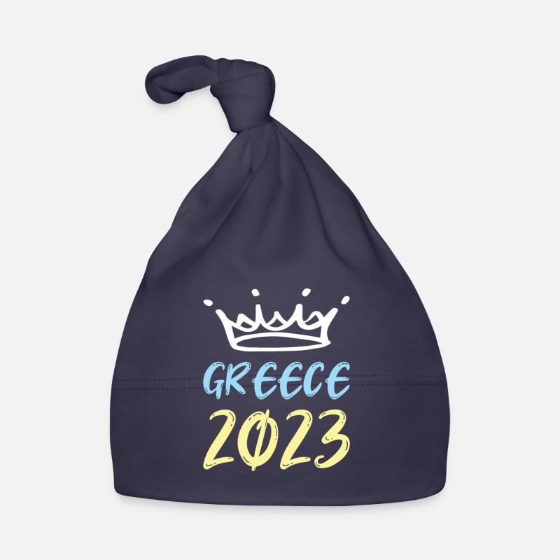 Greece 2023 Baby Bio-Mütze