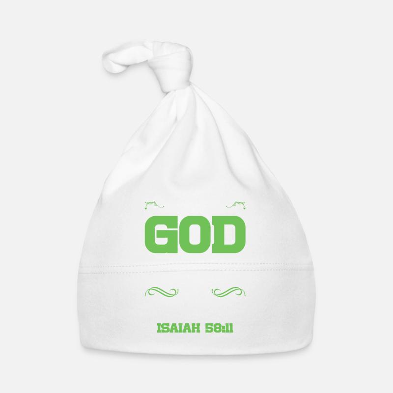 God directs the Bible Organic Baby Cap