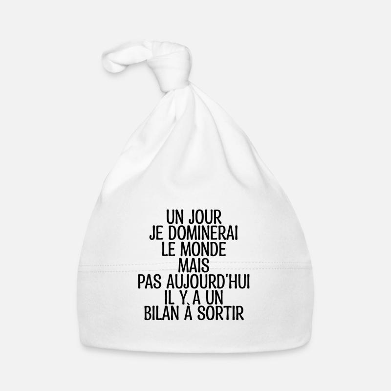 Comptable Comptabilité Calcul Métier Cadeau Humour Bonnet bio Bébé