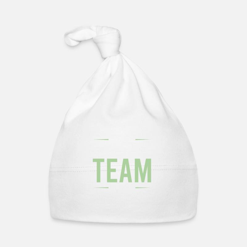Badminton Team - Baby Bio-Mütze - Weiß