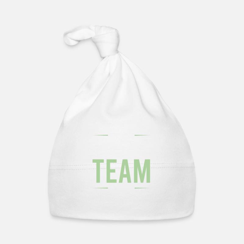 Équipe de conditionnement physique - Bonnet bio Bébé - blanc