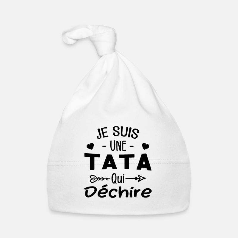 Je Suis Une Tata Qui Déchire Bonnet bio Bébé