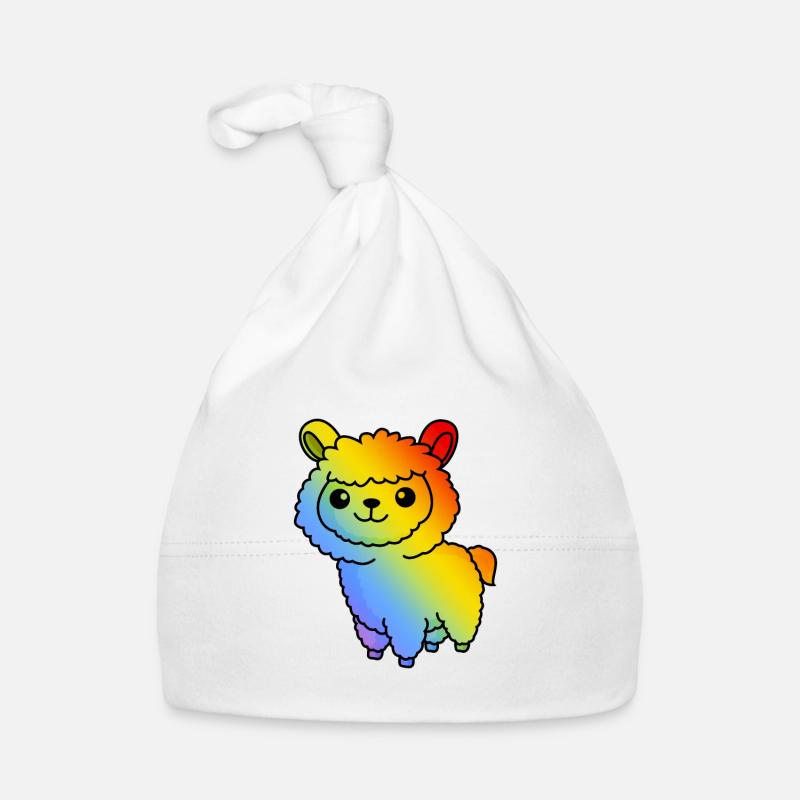 Alpaca Comic Animal Organic Baby Cap