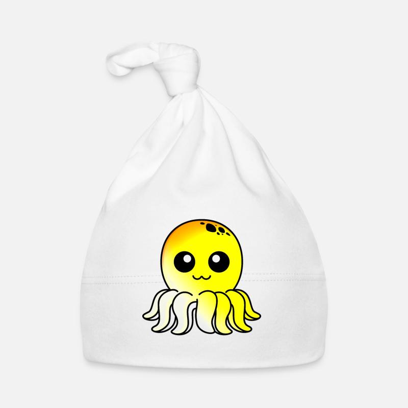 Krake Comic Tier Baby Bio-Mütze