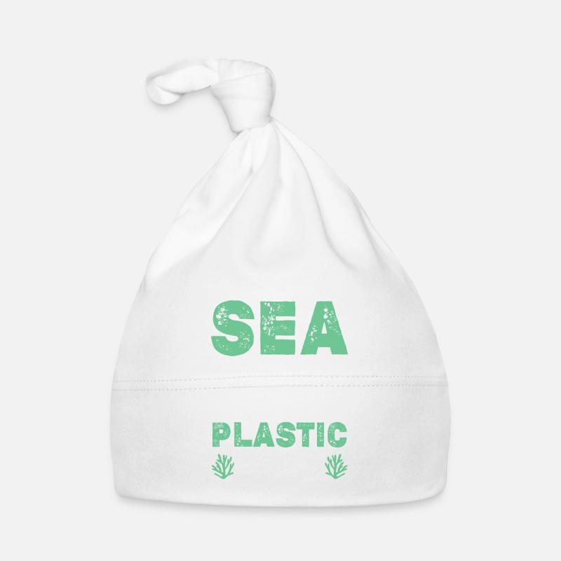 Plastic Save the Ocean Organic Baby Cap