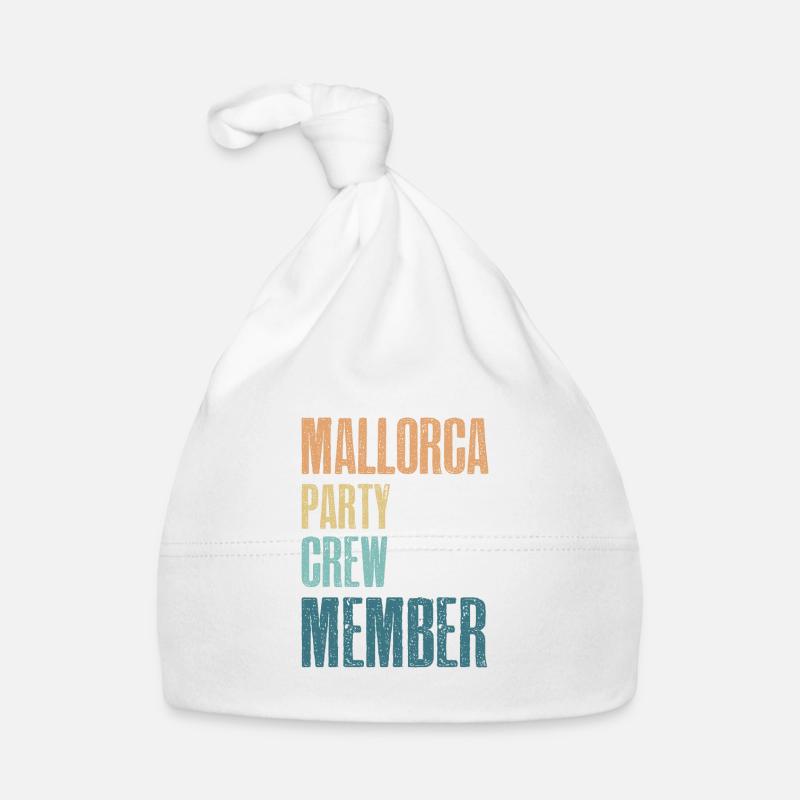 Mallorca Party Crew Organic Baby Cap