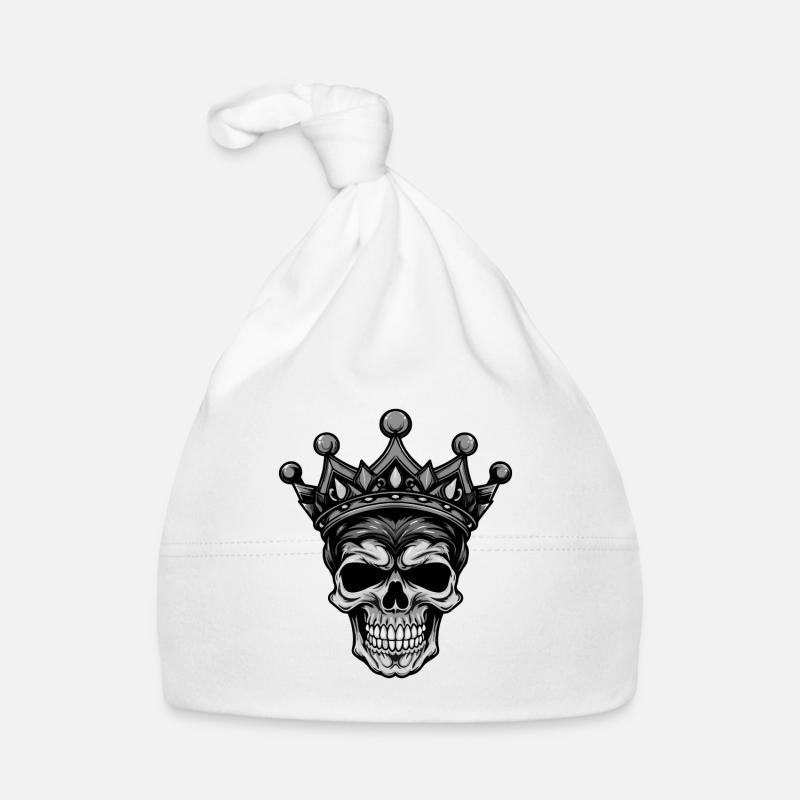 Couronne du Roi Crâne Bonnet bio Bébé