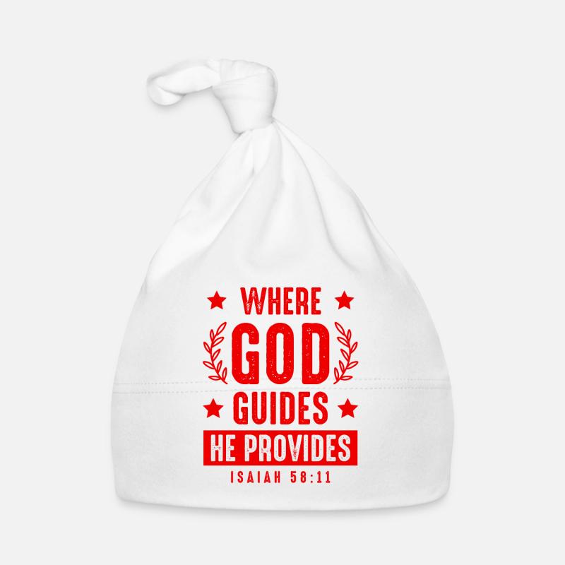 Dieu dirige la Bible Bonnet bio Bébé