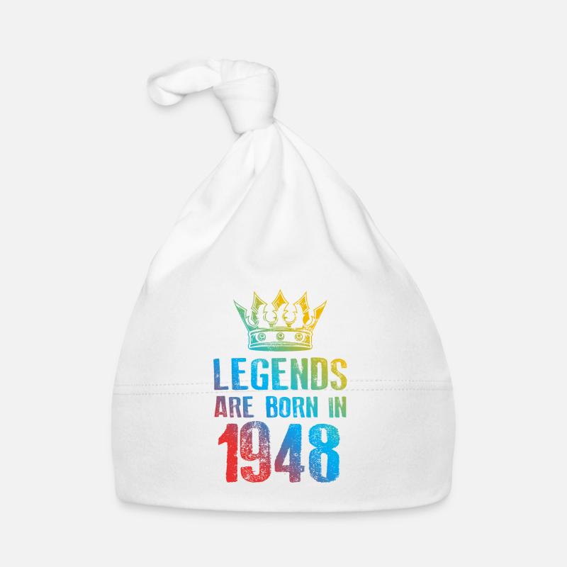 1948 Legends Born In Organic Baby Cap