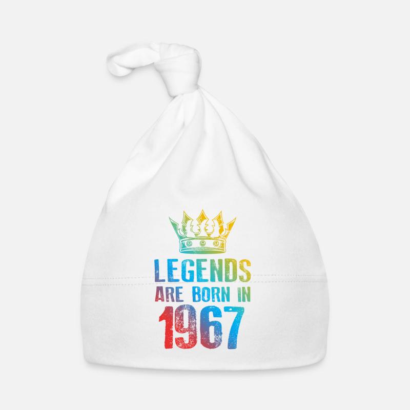 1967 Legends Born In Organic Baby Cap