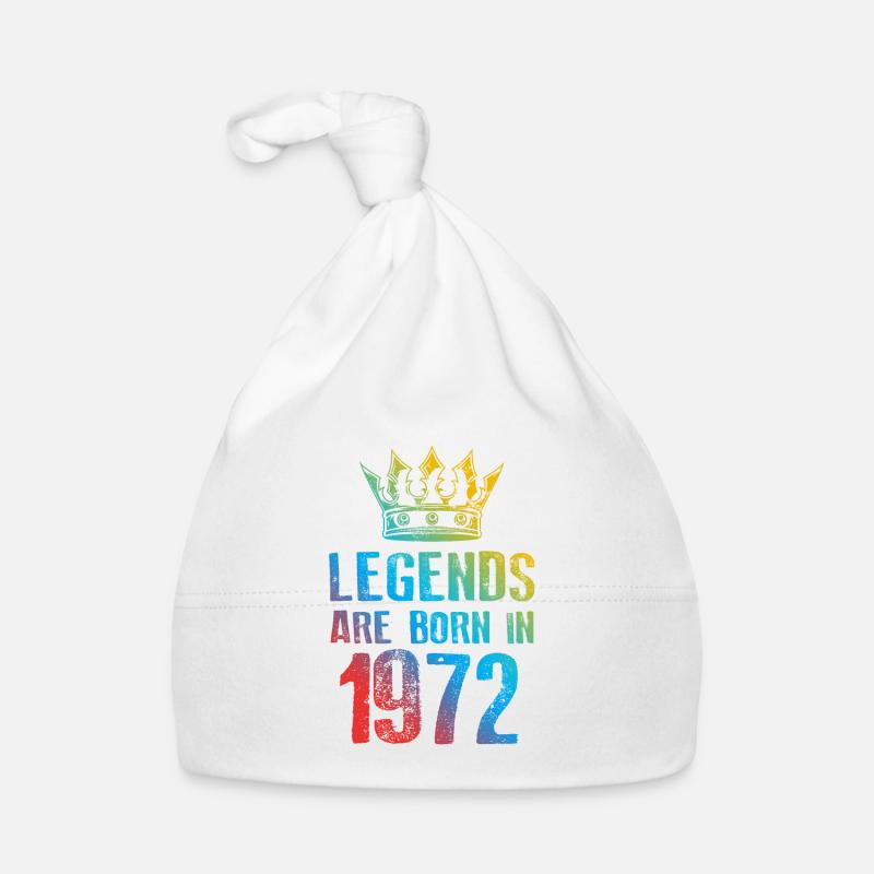 1972 Légendes nées en Bonnet bio Bébé