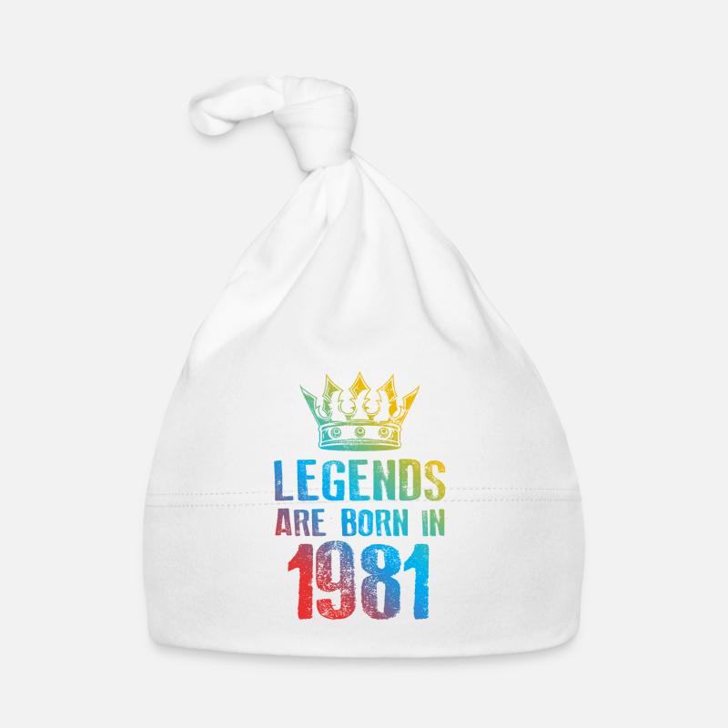 1981 Légendes nées en Bonnet bio Bébé