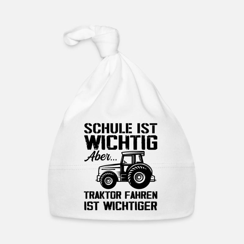 Traktor Trecker Traktoren Geschenk Bonnet bio Bébé