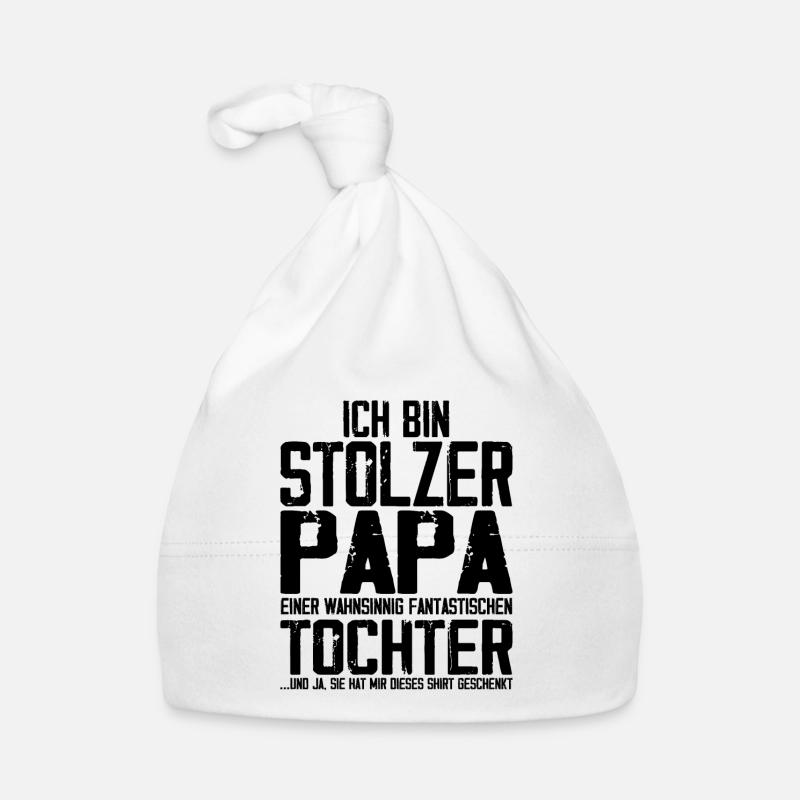 Papa & Tochter Bonnet bio Bébé