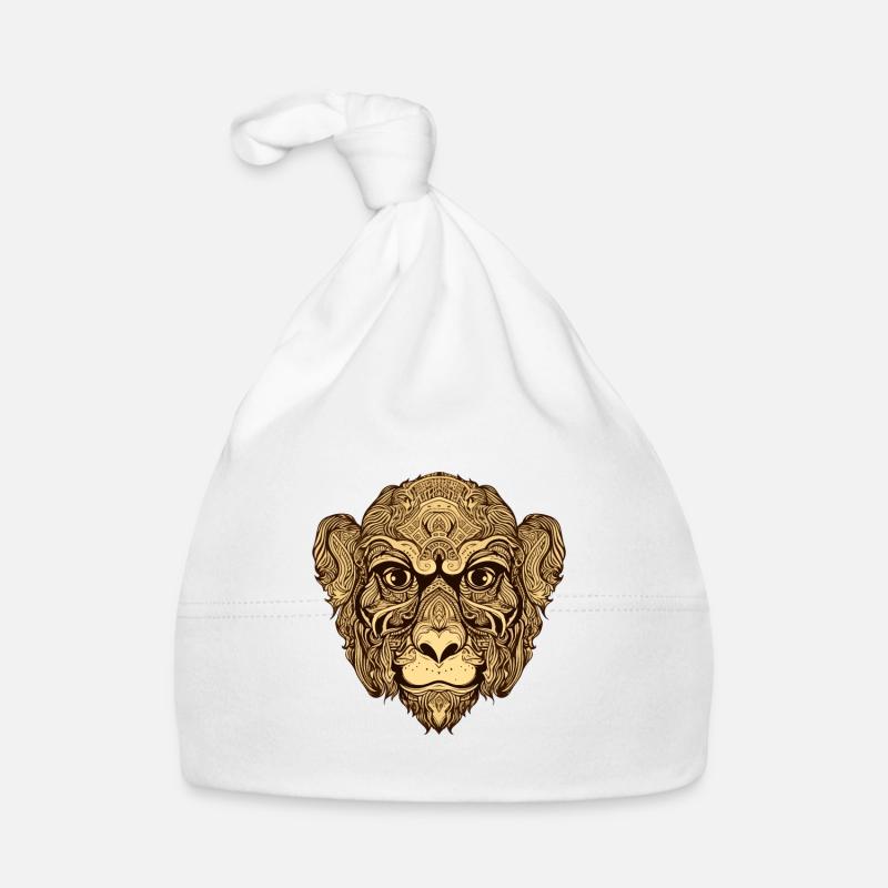 Affe Kopf Tier Baby Bio-Mütze