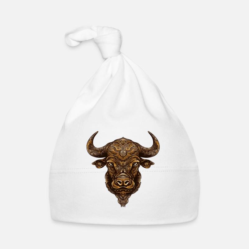 Bulle Kopf Tier Taurus Baby Bio-Mütze