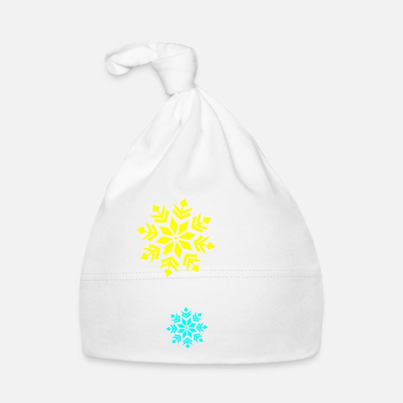 Flocon de neige d’hiver Bonnet bio Bébé