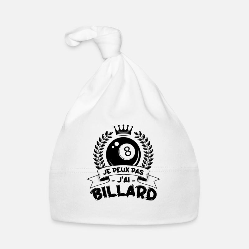 Je Peux Pas J'ai Billard Bonnet bio Bébé