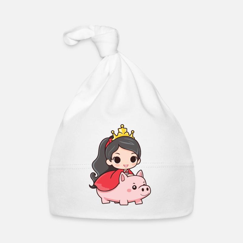 Prinzessin Schwein Märchen Baby Bio-Mütze