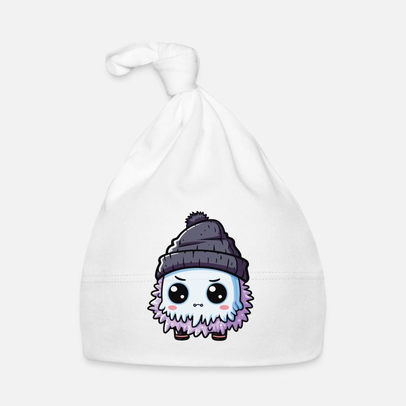 Winter Eskimo Comic Winterlich Baby Bio-Mütze