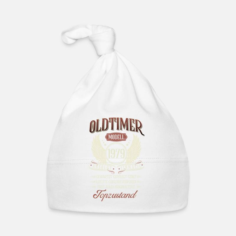 1979 Geboren Geburtstag Oldtimer Baby Bio-Mütze