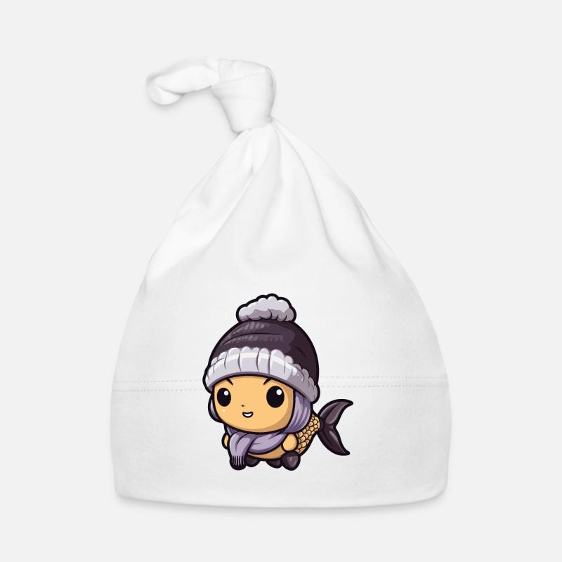 Fisch Winter Tier Baby Anime Baby Bio-Mütze