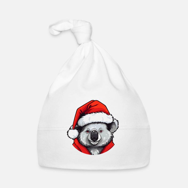 Koala Weihnachten Tier Kopf Baby Bio-Mütze