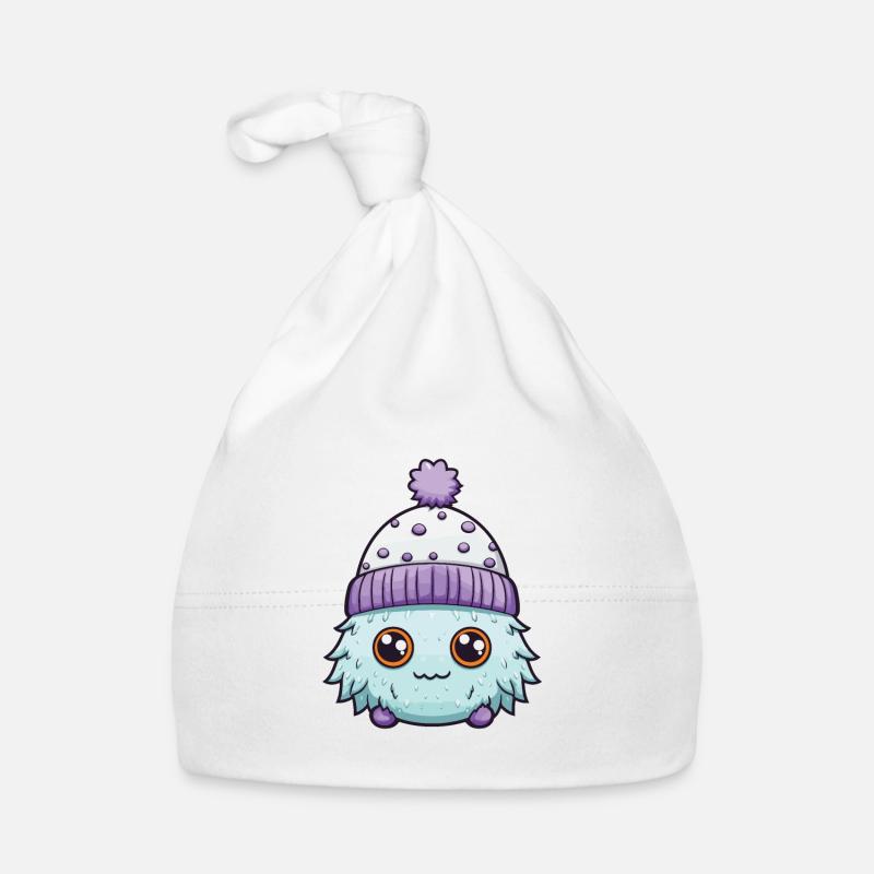 Cold, Winter, Creature, Eskimo Organic Baby Cap