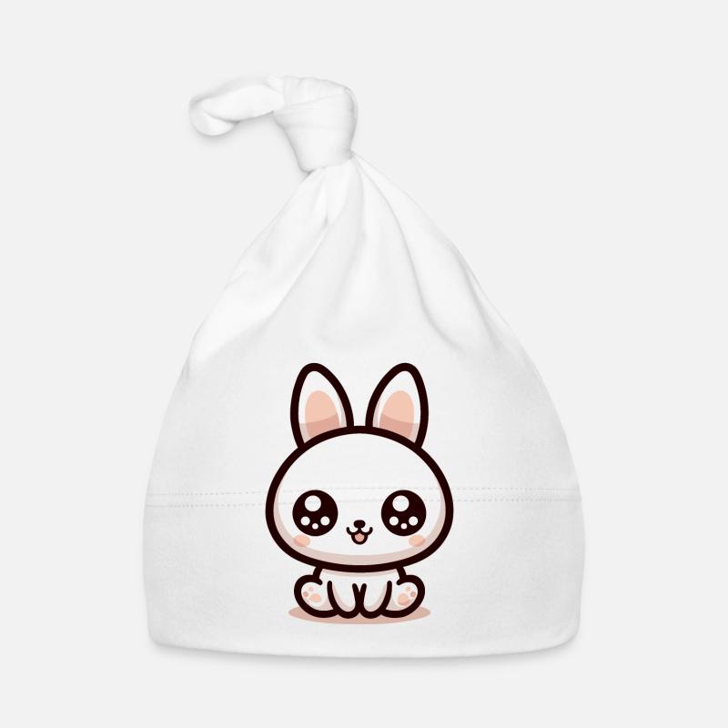 Bubble Tea Lapin Kawaii Bonnet bio Bébé