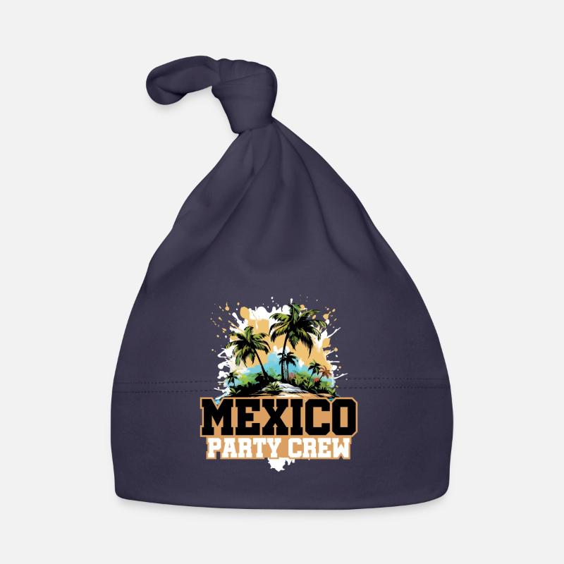 Mexiko Party Crew Urlaub Baby Bio-Mütze