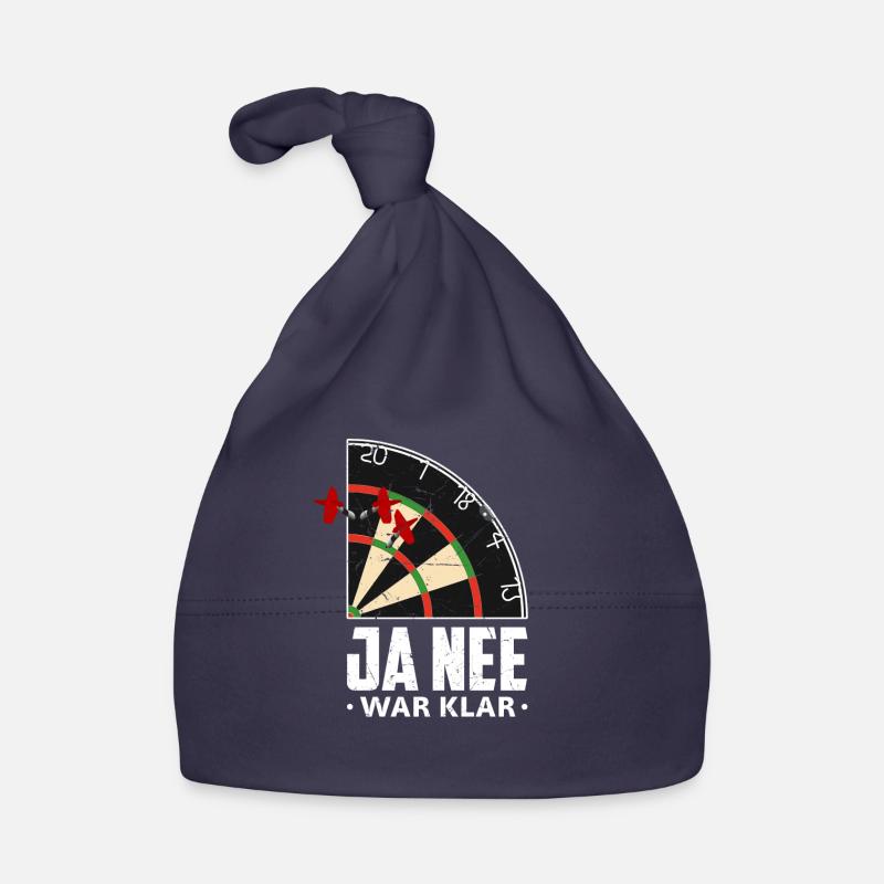 Lustiger Dart Spruch Dartscheibe Darten Geschenk Baby Bio-Mütze