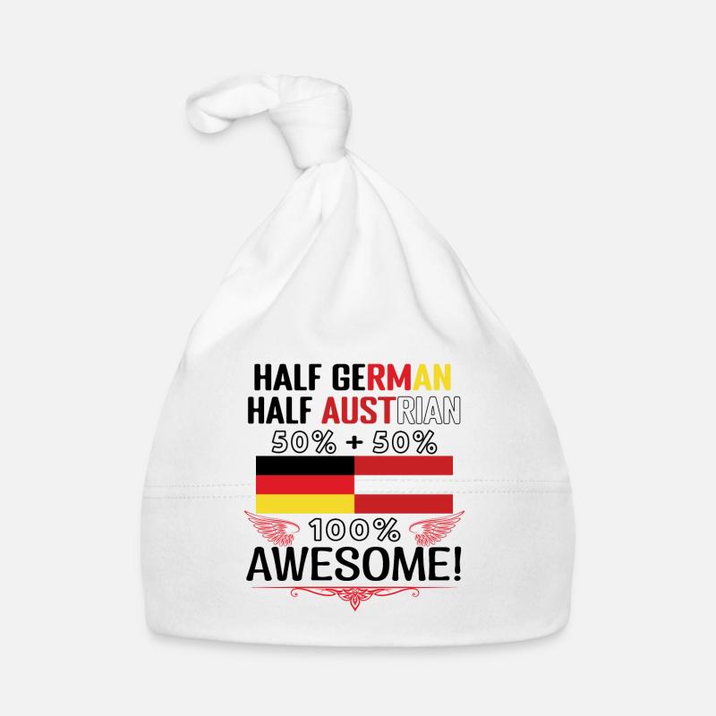 Half German, half Austrian Organic Baby Cap