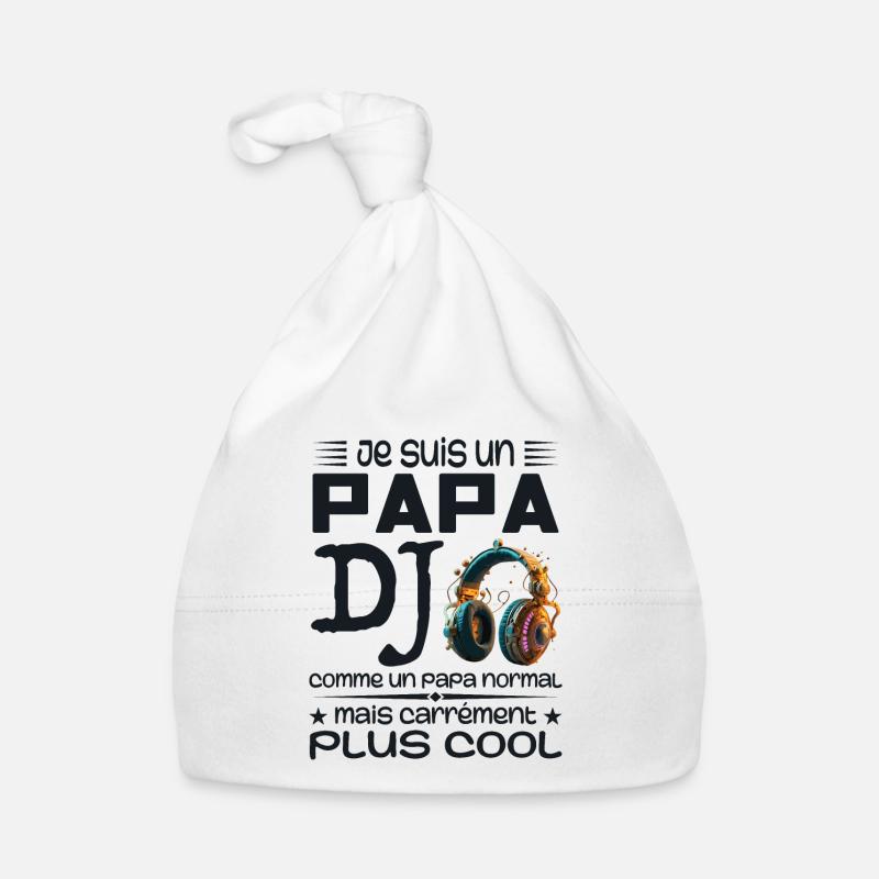 DJ Dad - Papa DJ Geschenk Baby Bio-Mütze