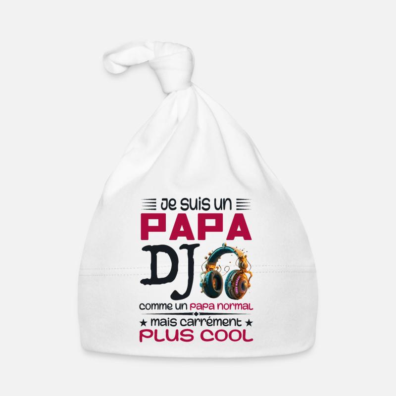 DJ Dad - Papa DJ Geschenk Baby Bio-Mütze