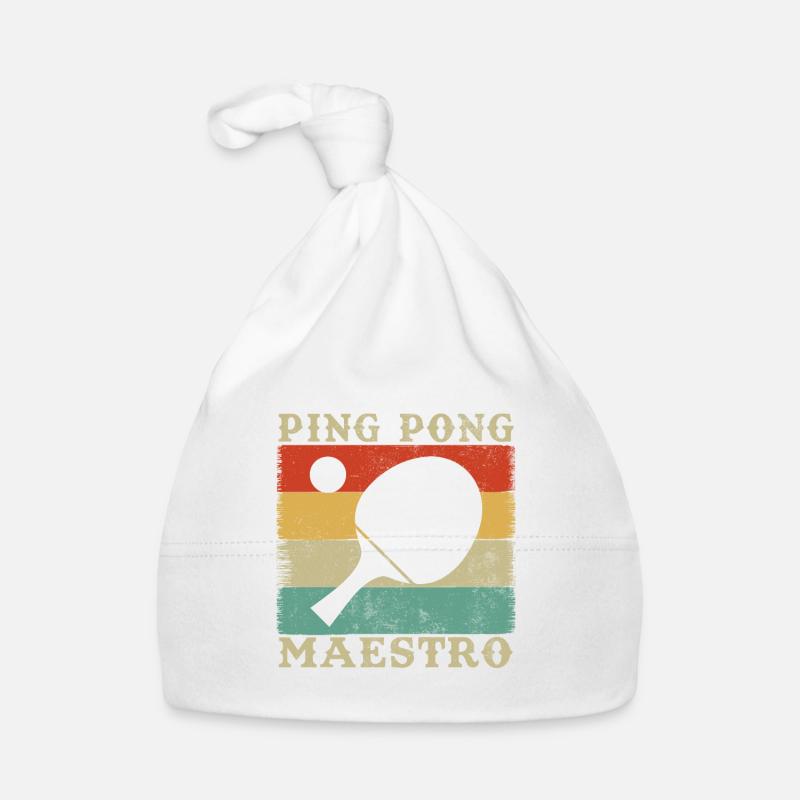 Ping pong master Gift Humor Organic Baby Cap