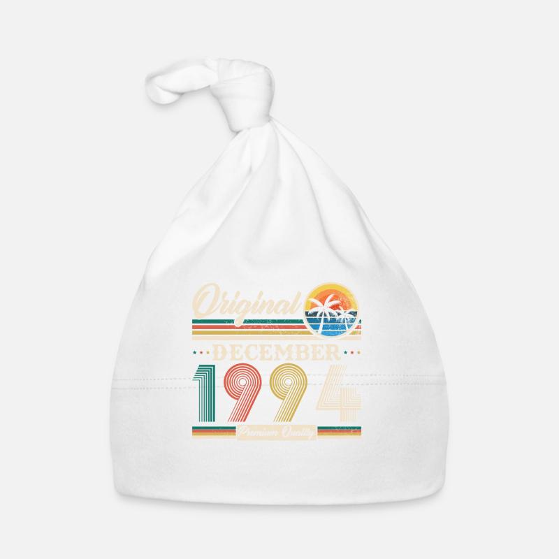 Birthday Gift Born In December 1994 Organic Baby Cap