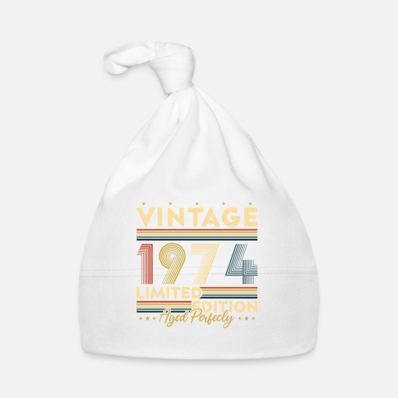 Vinatge 1974 Geburtstagsgeschenk Baby Bio-Mütze