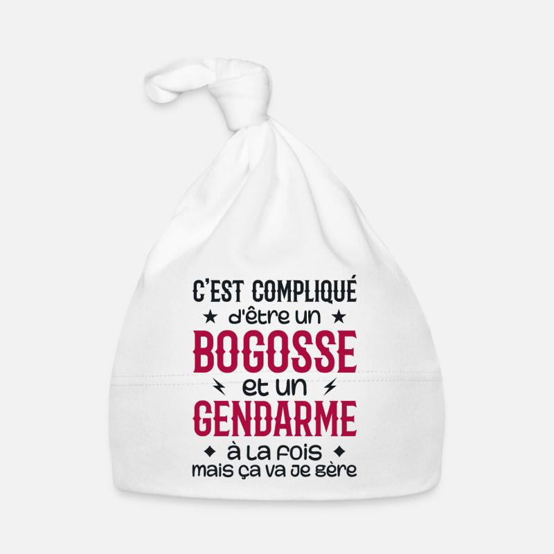 Es ist kompliziert, ein Bogosse und ein Gendarm zu sein Baby Bio-Mütze