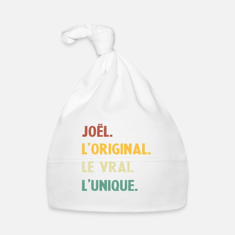 Joël l original le vrai l unique Bonnet bio Bébé