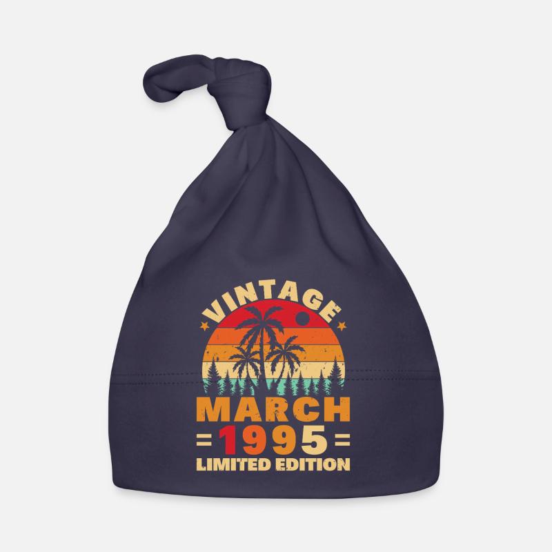 März 1995 Vintage Geburtstagsgeschenk Baby Bio-Mütze