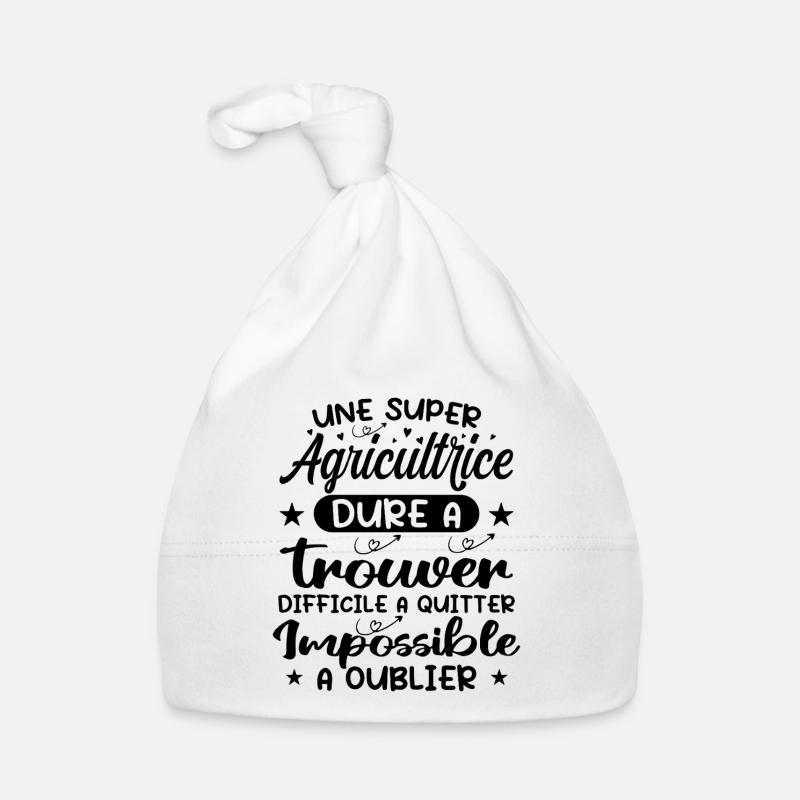 A Super Farmer - Farmer Gift Organic Baby Cap