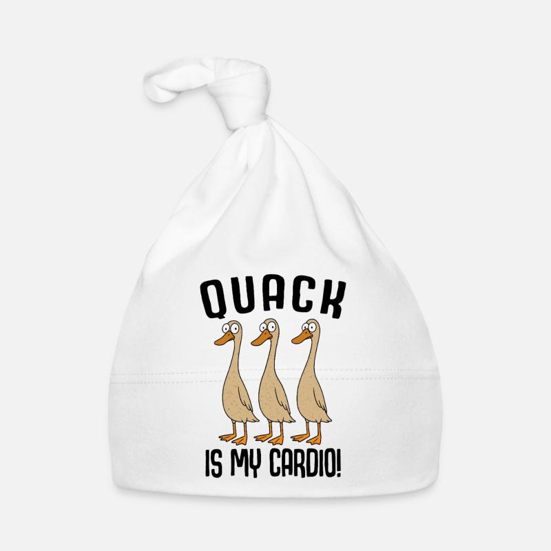 Running Duck Duck Running Duck Quack est mon cardio Bonnet bio Bébé