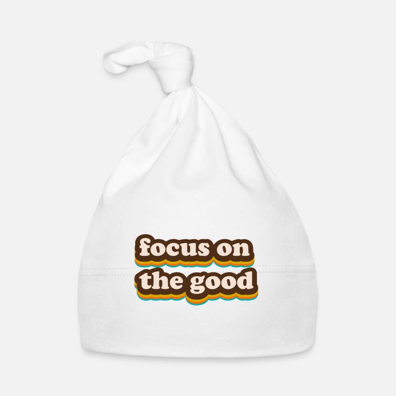 Fokus auf das Gute Baby Bio-Mütze