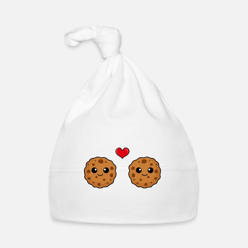 Cookies Comic Couple Love Organic Baby Cap