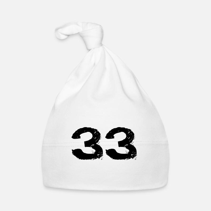 33 Maillot numéro Bonnet bio Bébé