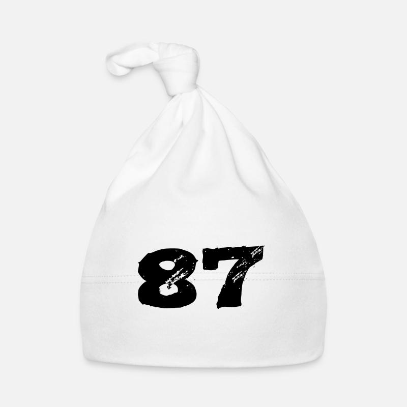 87 Number jersey Organic Baby Cap