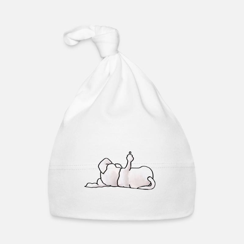 Schnauzer stinky fingers Organic Baby Cap