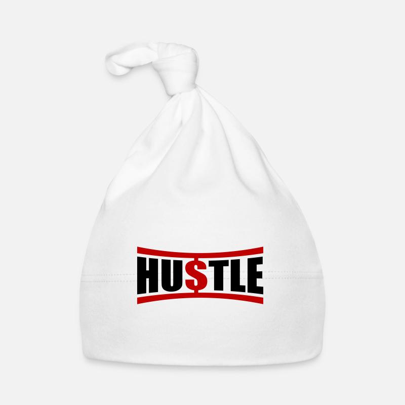 Hustle Spruch Baby Bio-Mütze