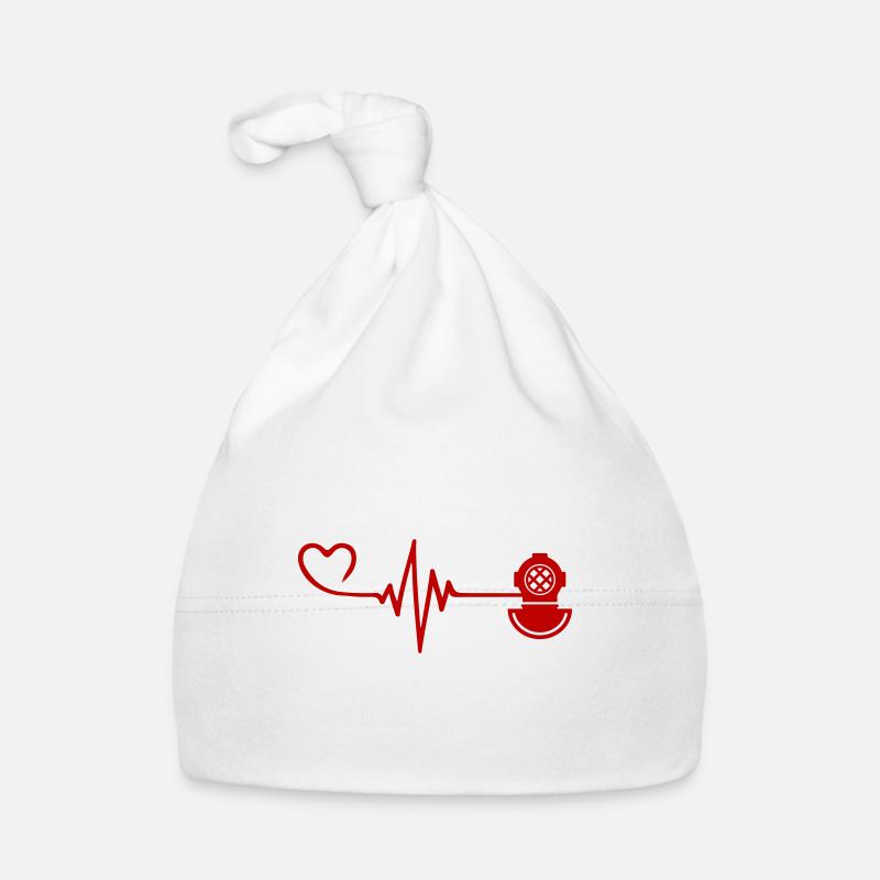 Apnée Plongée Pulse Heart Bonnet bio Bébé